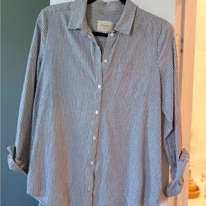 Sezane Striped Tomboy Shirt - EUC